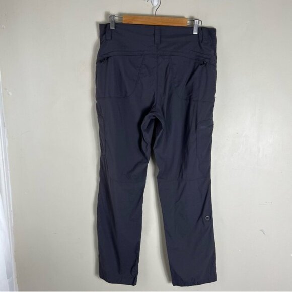 LL Bean Women's Vista Trekking Pants Mid-Rise Straight-Leg Size 12 Granite Grey - Picture 4 of 16